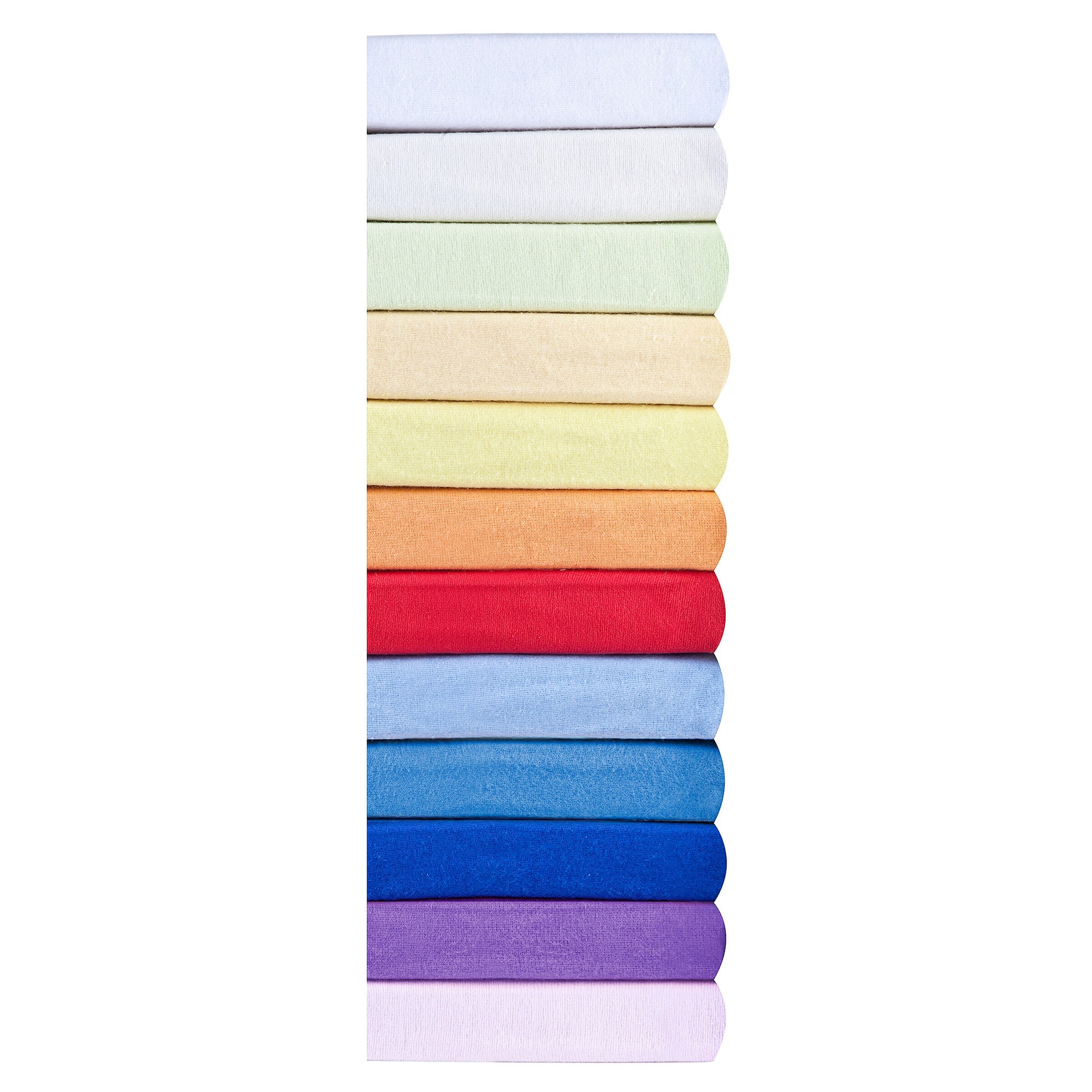 BORNINO HOME Feinbiber-Spannbetttuch 60x120 cm - 70x140 cm natur