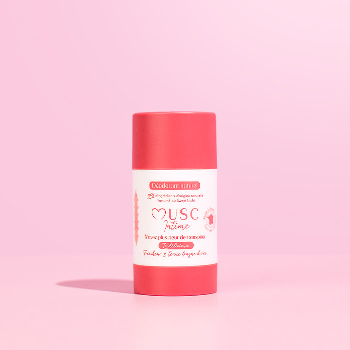 Déodorant naturel & lingettes intimes - La Délicieuse - Litchi