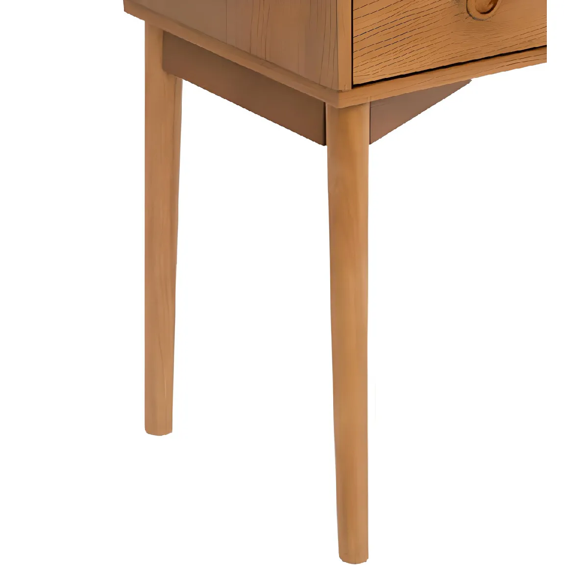 Pegane Coiffeuse avec 2 Tiroirs - Marron