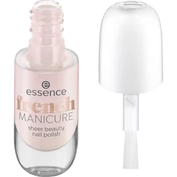 french Manicure sheer beauty nail polish 01 peach please!