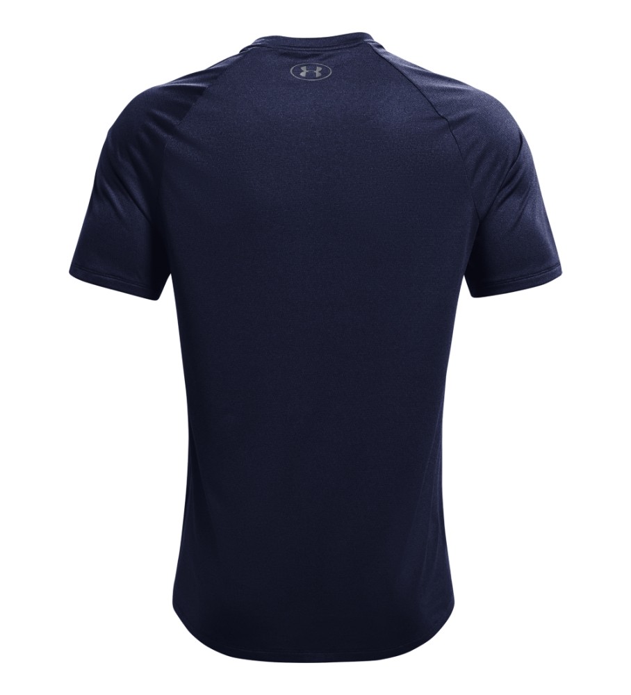 Camiseta de manga curta texturizada Under Armour UA Tech 2.0 - Azul-marinho