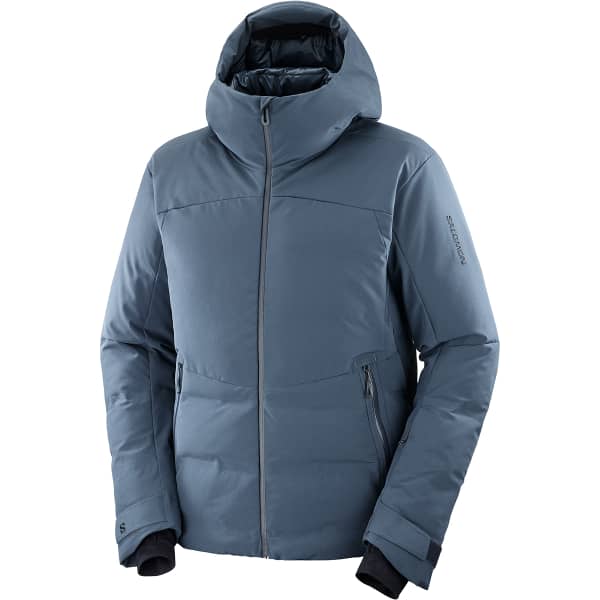 Veste de ski SALOMON ALPENFLOW DOWN JACKET MIDNIGHT NAVY
