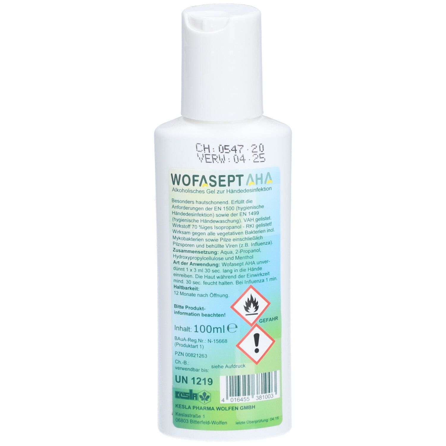 Wofasept® AHA Händedesinfektionsgel
