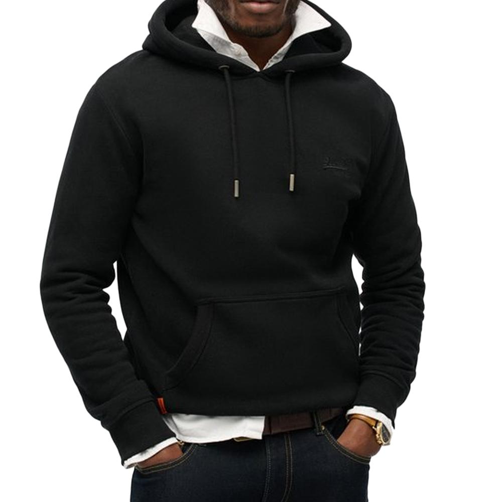 Superdry Sweat Noir Homme Superdry Essential Logo2A