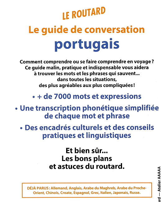 HACHETTE - GUIDE CONVERSATION PORTUGAIS
