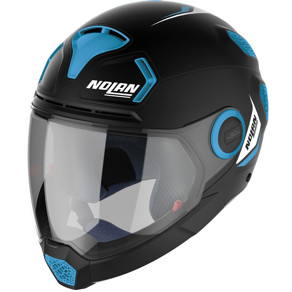 Nolan - Casque N30-4 VP Inception Noir Mat / Bleu