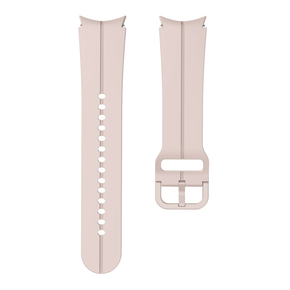 Samsung Galaxy Watch 4 (44mm) Ersatz Sport Silikon Armband Split Design (Gelenkumfang: 180 - 230mm) - Rosa