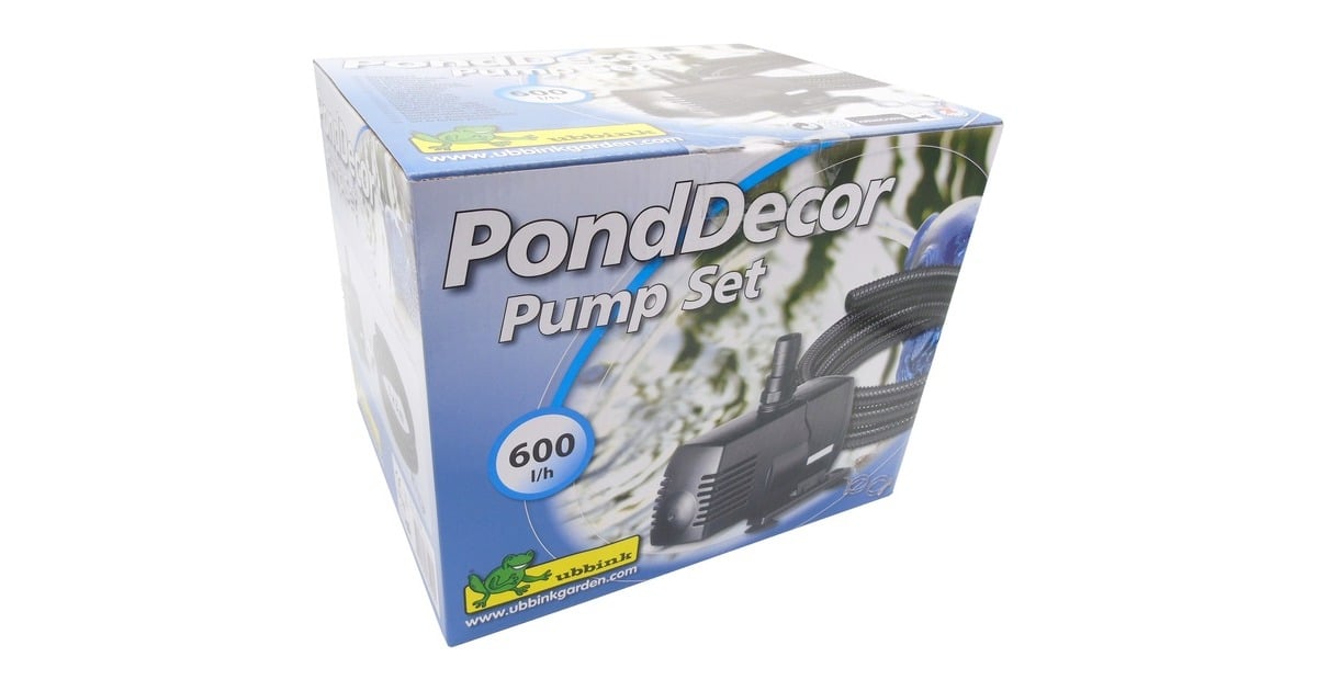 UbbinkPondDecor set 600 pomp  (Zwart)