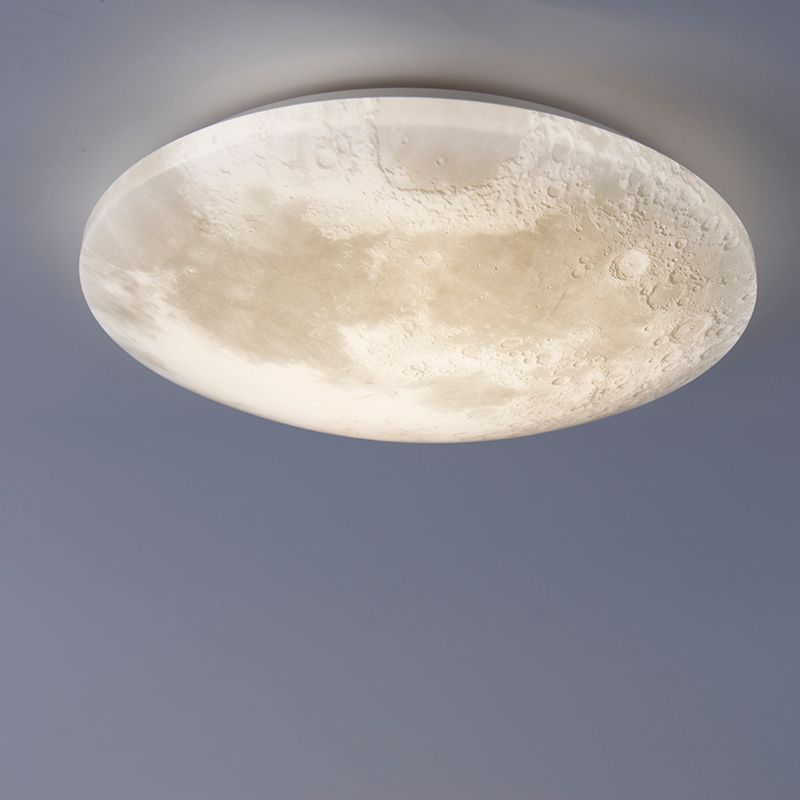 Plafondlamp wit incl. LED en dimmer met afstandsbediening - Mane