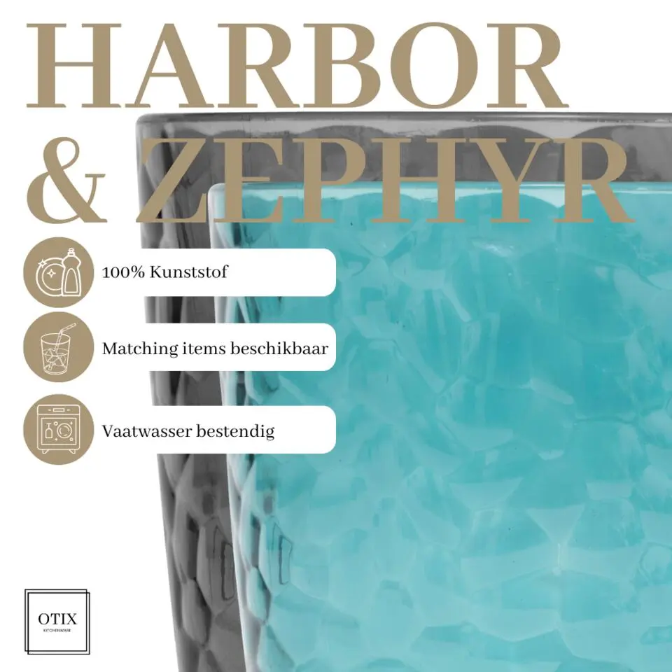 OTIX Drinkglazen Harbor - Blauw