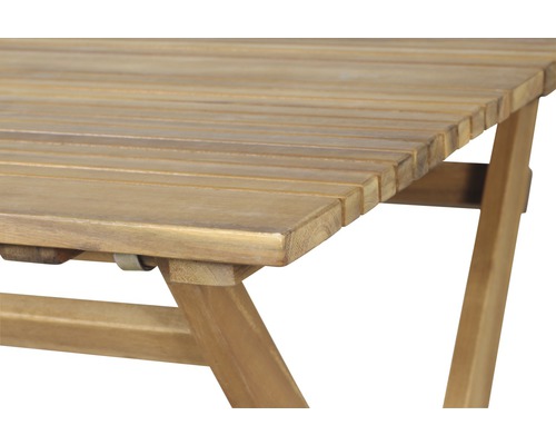 Klaptafel Falun Siena Garden acacia 120x80x73,5 cm bruin