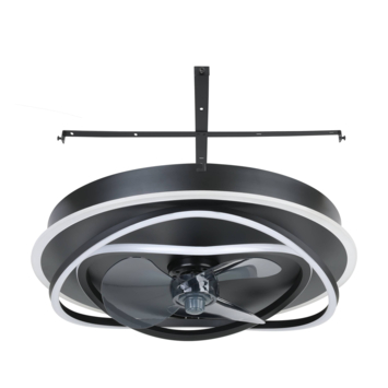 Eglo plafondventilator Namori met lamp 36W zwart