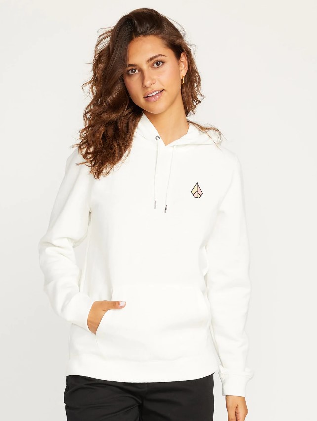 Volcom Truly Deal Hoodie Star White