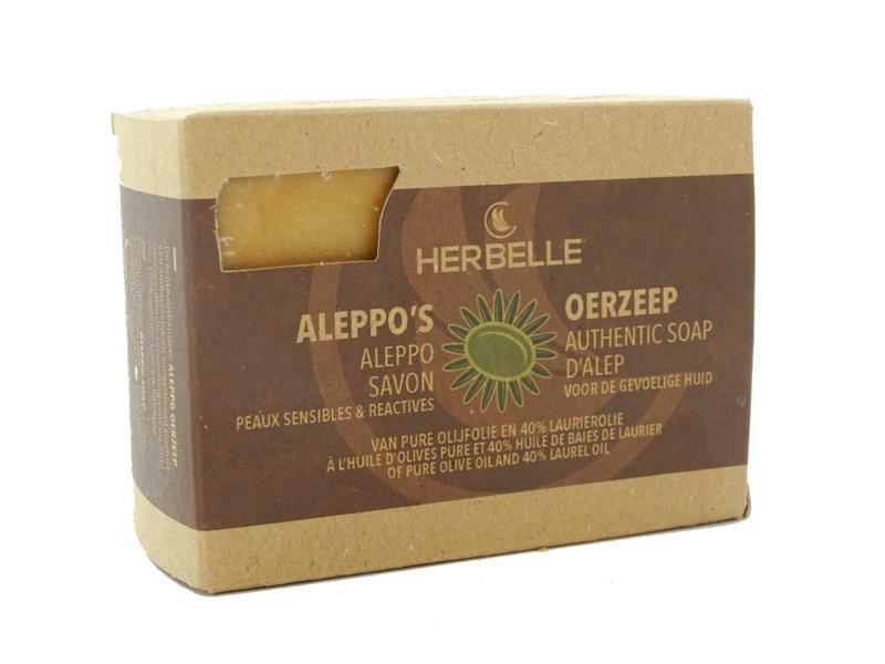 Herbelle Aleppo Zeep Olijf Met 40% Laurier 1 Stuk