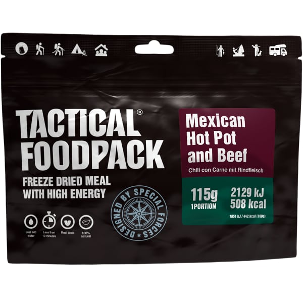 Repas lyophilisé TACTICAL FOODPACK FOODPACK MEXICAN HOT POT AND BEEF 115G
