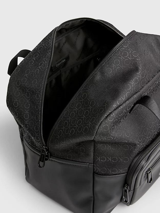 Bolsa de viagem Jacquard com logotipo
