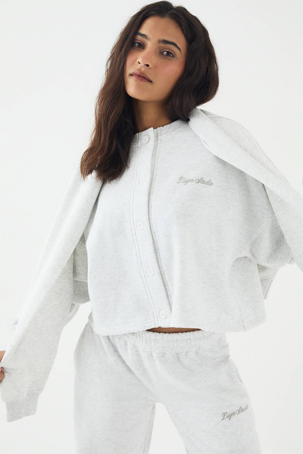 Cardigan Sweatshirt Boutonné DSGN Studio