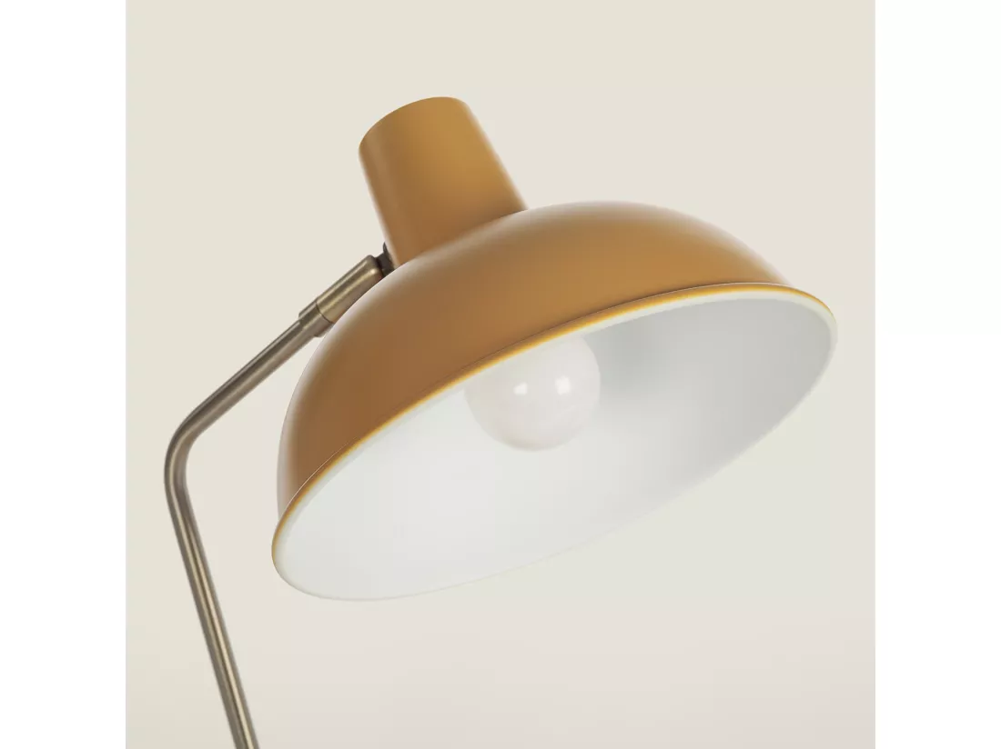 Lampe de Bureau Flex Métal Sahani Moutarde