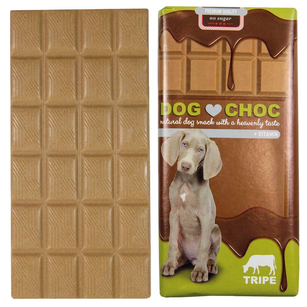 DOG CHOC - Hundeschokolade mit Pansen - Schokolade speziell für Hunde!