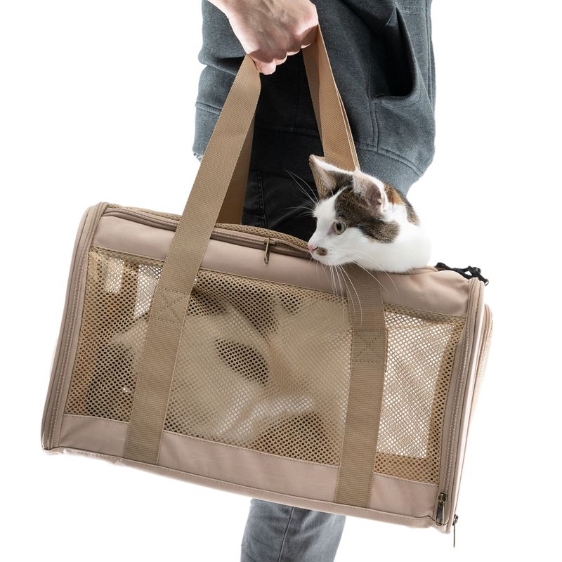 Sac de transport TIAKI Mesh pour chat et petit chien