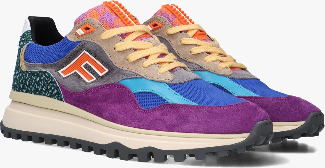 blauwe floris van bommel lage sneakers sfm-10268 de gripper