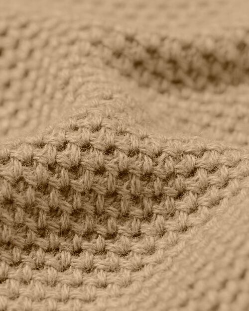 pull piqué homme sable