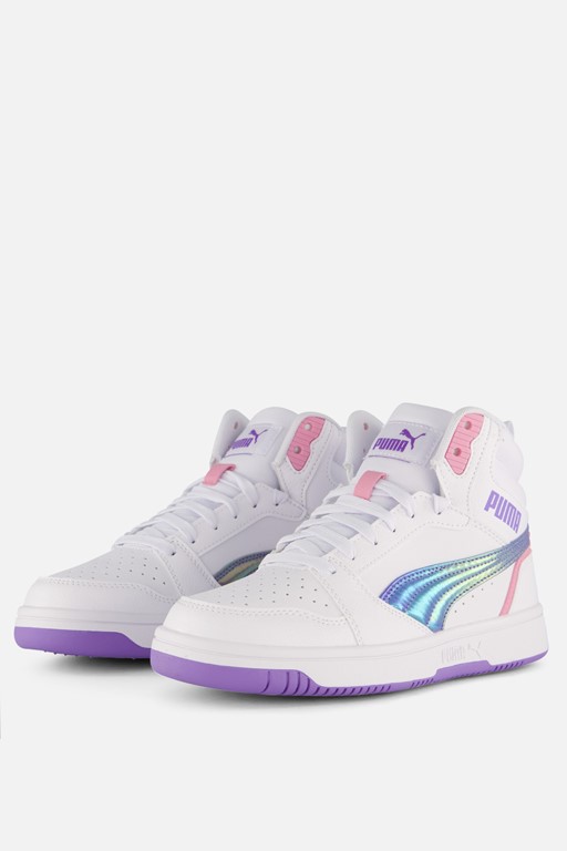 Puma Rebound v6 Mid Bouncy Sky Sneakers wit