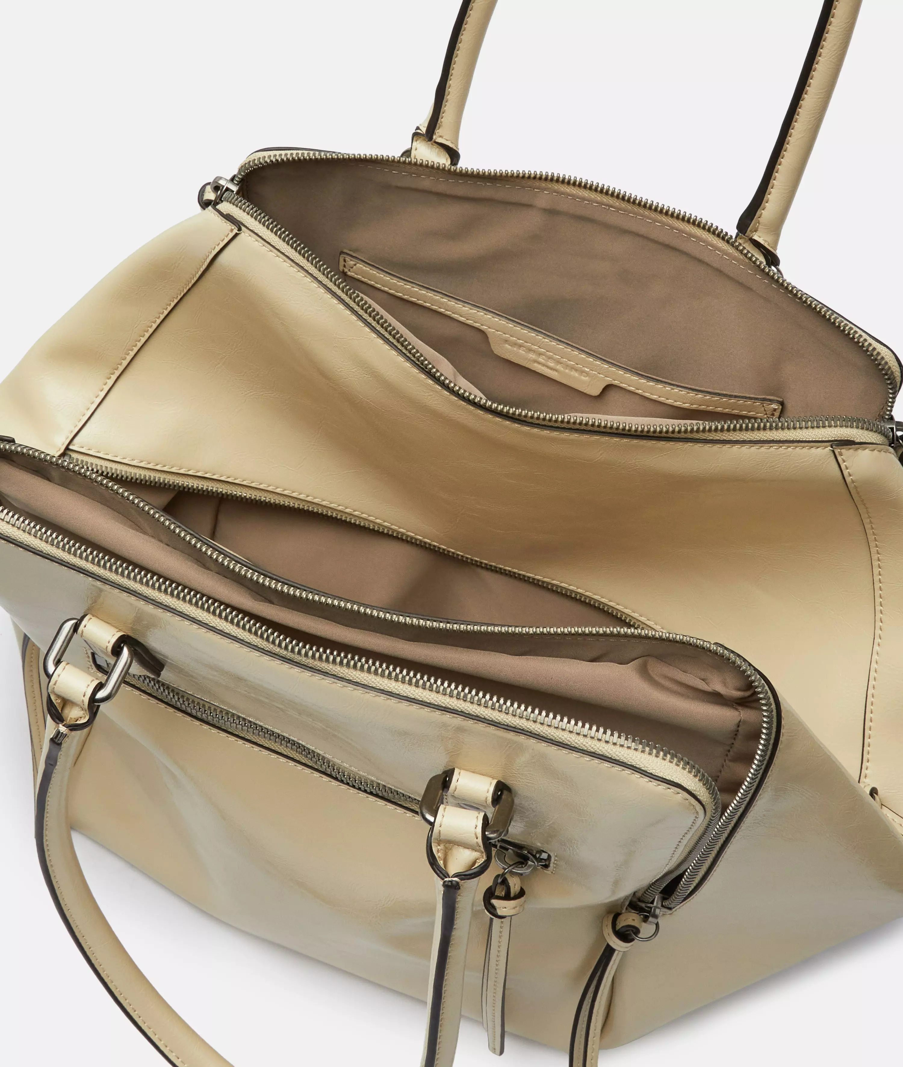 Archive Kayla Satchel L Spacious shoulder bag in patent leather look with glossy finish