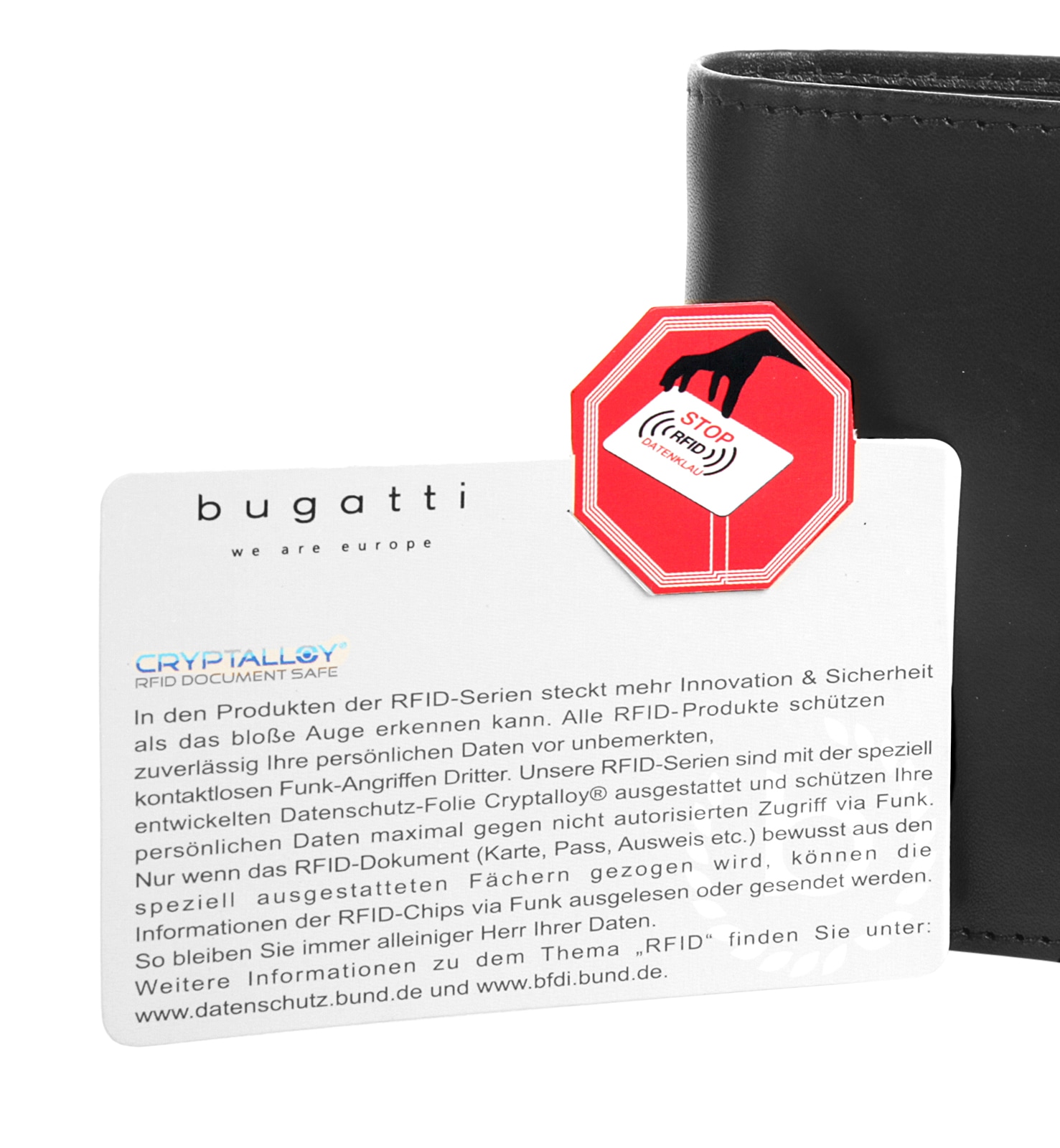 bugatti Geldbörse »PRIMO RFID« echt Leder