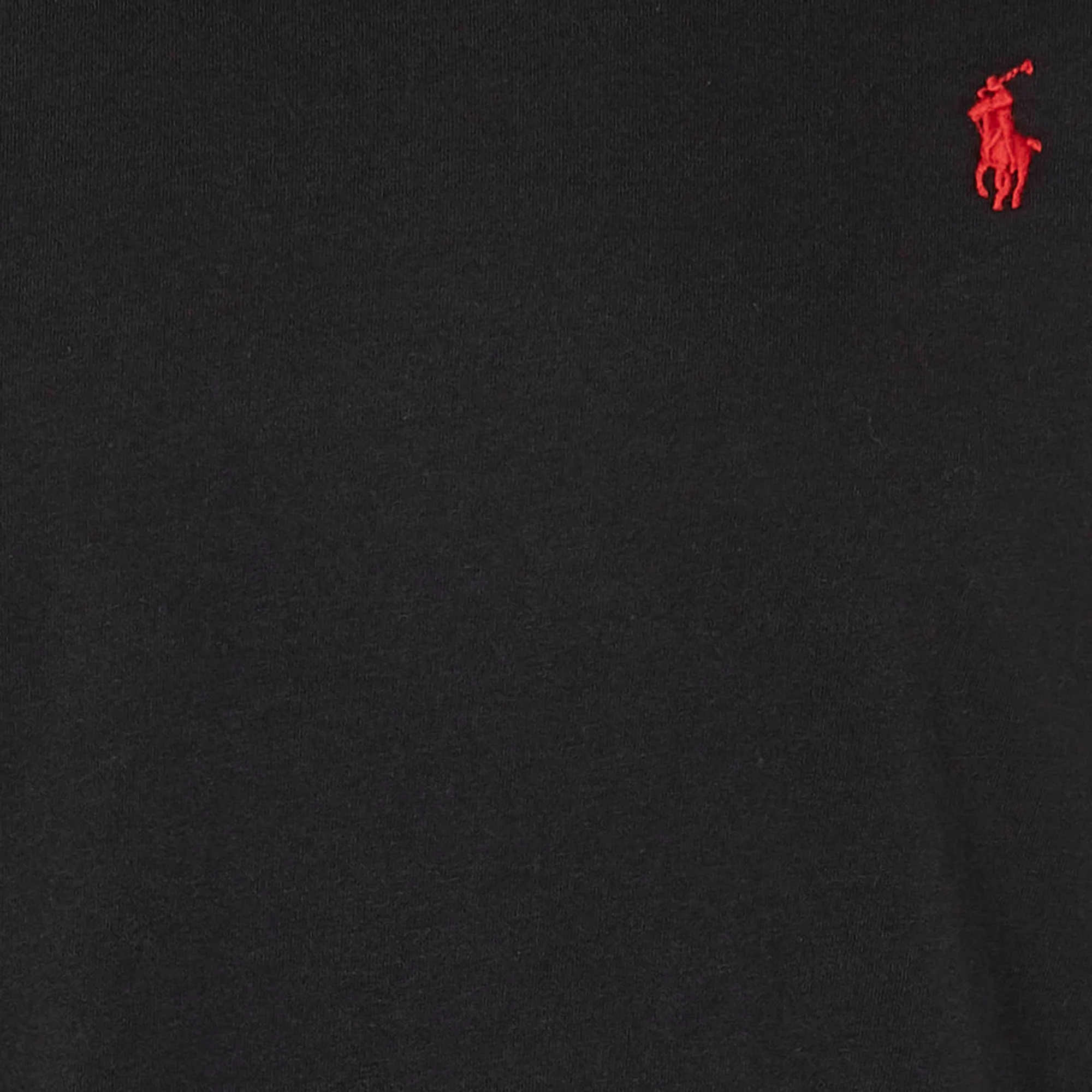 Tee-shirt col rond slim-fit en coton | Noir