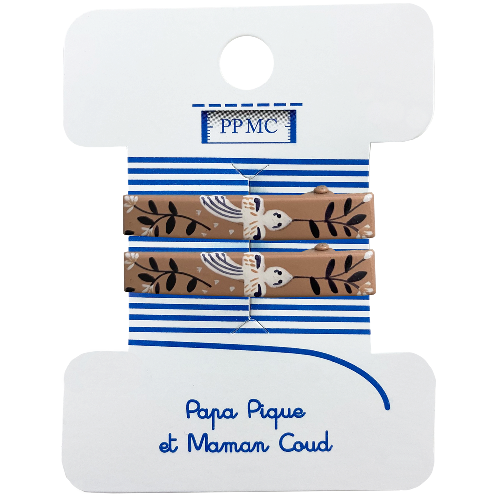 Petite Barrette Croco Oiseau Bandana
