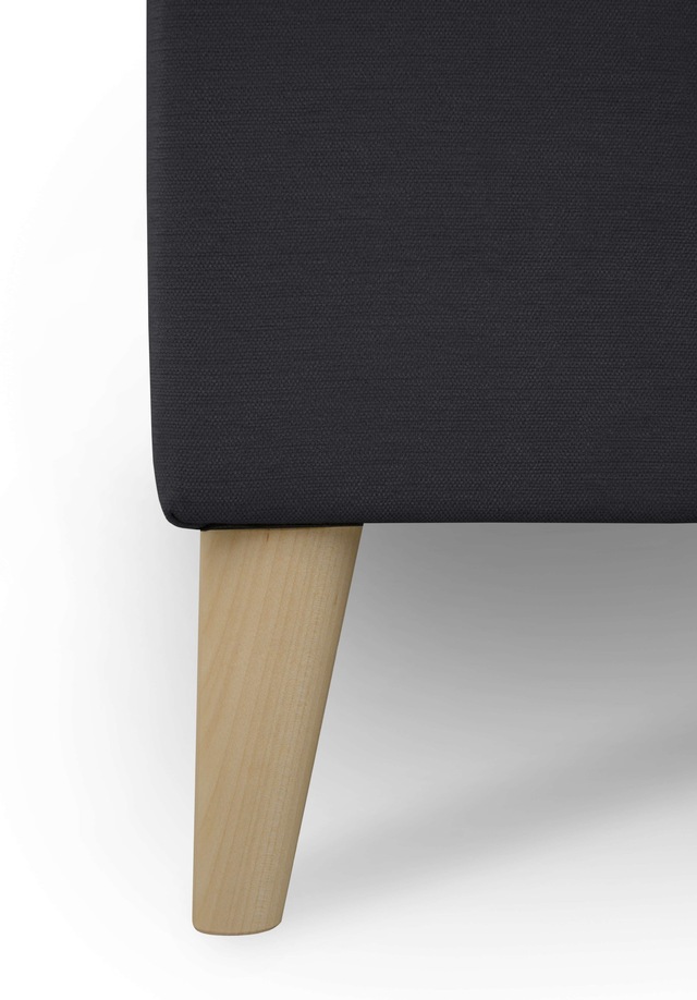GOODproduct Ecksofa »Oland Skandi, weicher Chenille-Stoff« L-Form, 289 cm, Wellenunterfederung, Skandi-Design, Massivholzfüsse