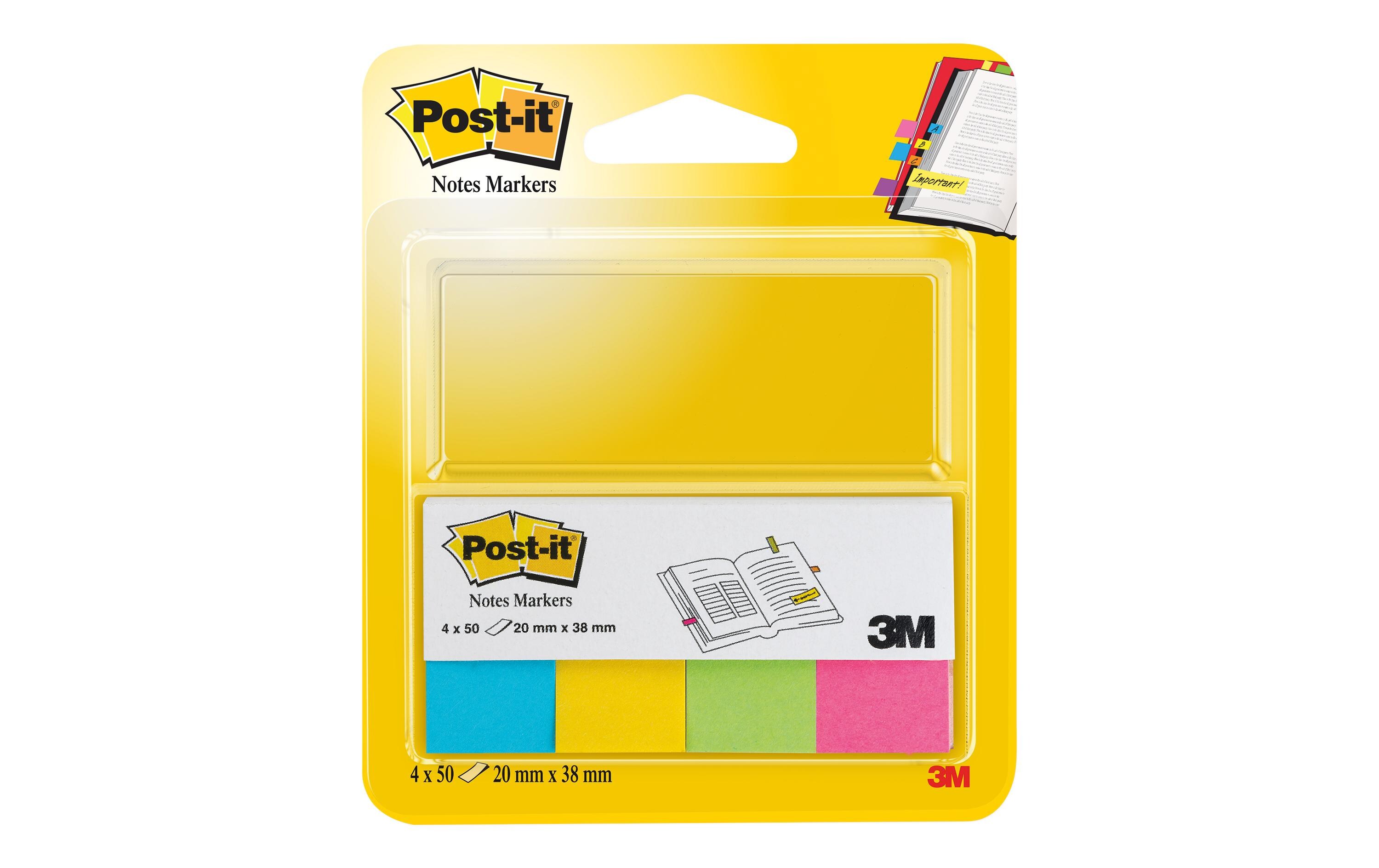 Page Marker Post-it Index Mehrfarbig, 4 StückIndex