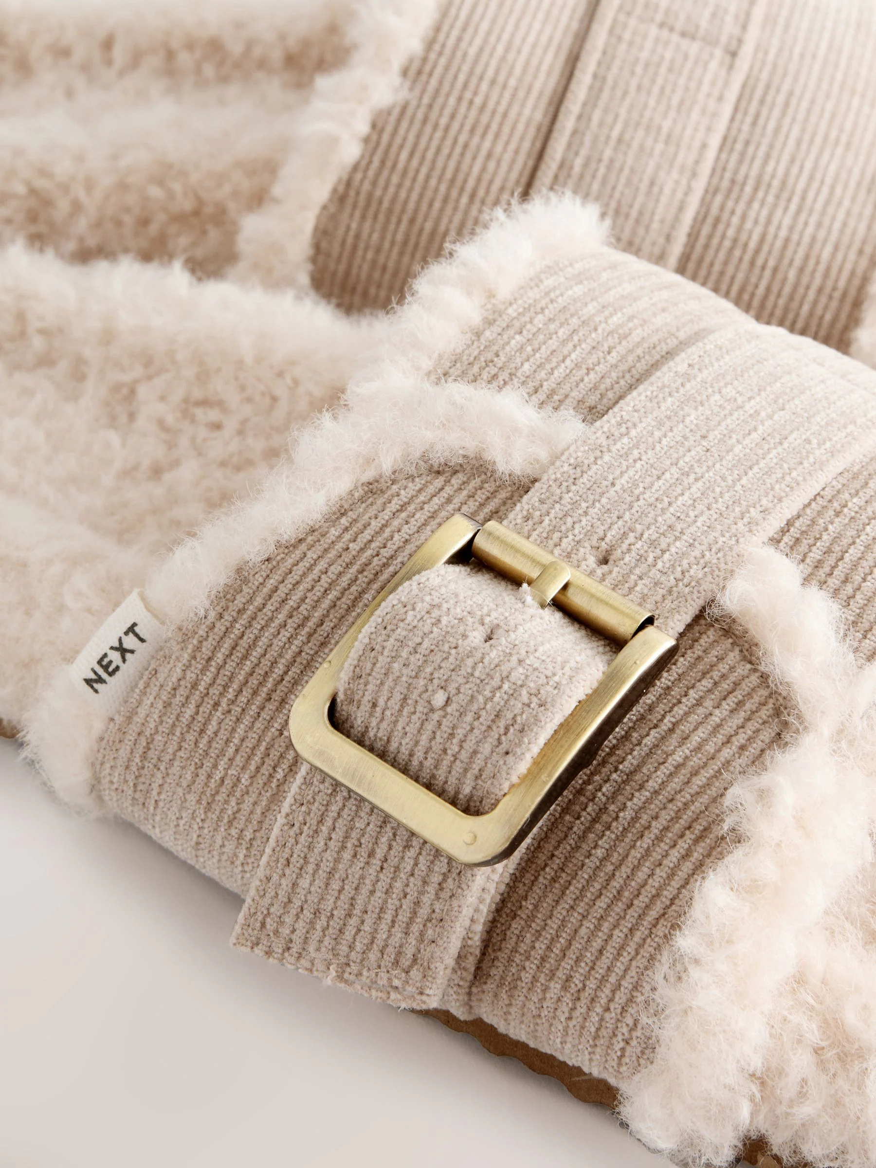 Neutraal - Borg Slipper Pantoffels