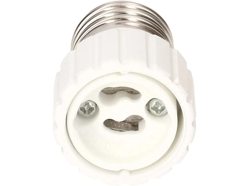 Max Hauri Adapterfassung E27 auf GU10 Adapterfassung für E27 Leuchtmittel