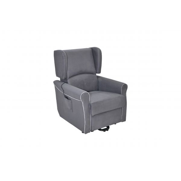 Invacare Poltrona Elétrica PortoNG 2 Motores Revestimento: Napa Cinzenta