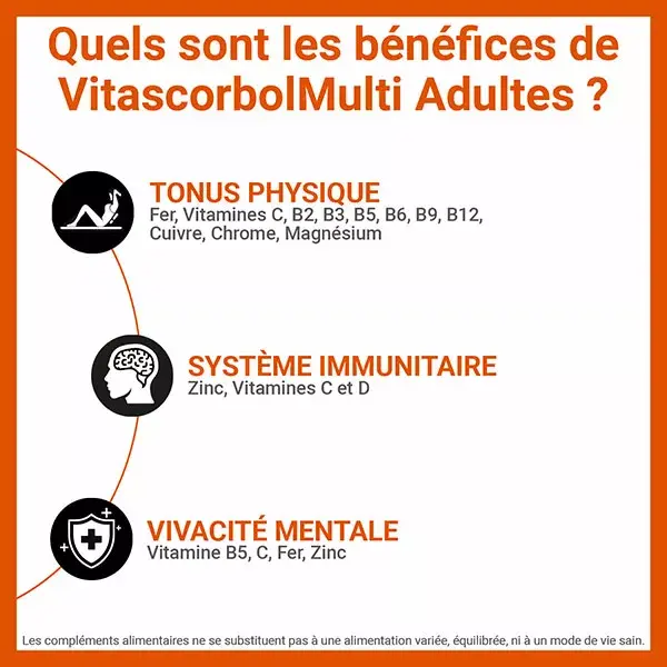 Vitascorbol Multi Adulto 30 comprimidos