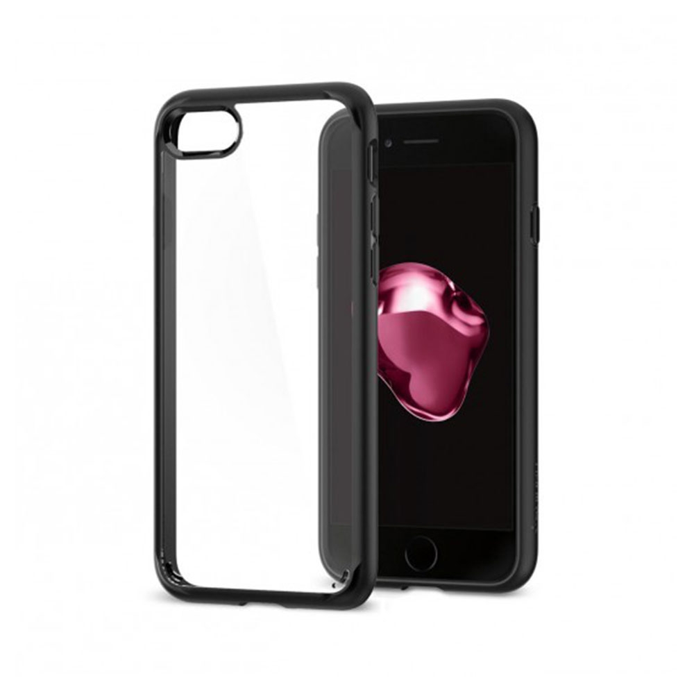 iPhone SE (2022/2020) / 8 / 7 Ultra Hybrid 2 Case Hülle (042CS20926) - Transparent / Schwarz
