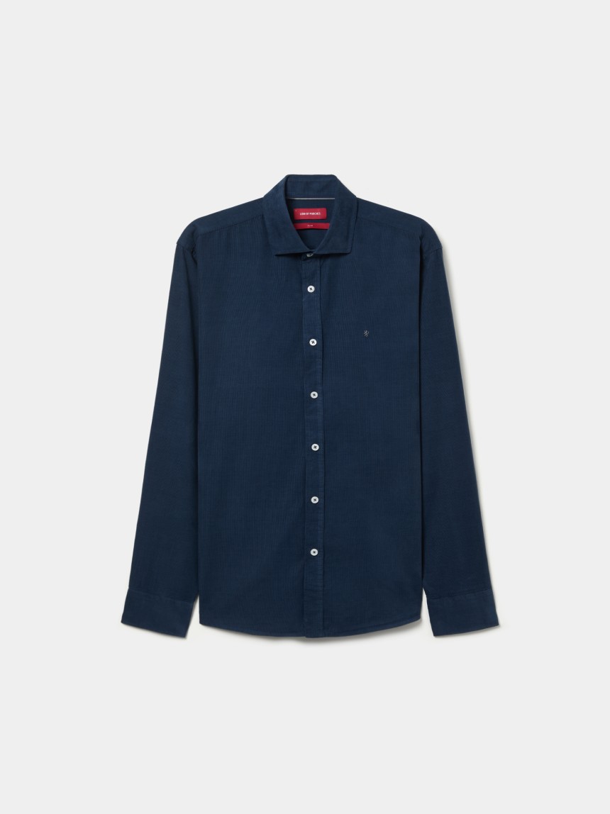 Camisa de bombazine slim fit