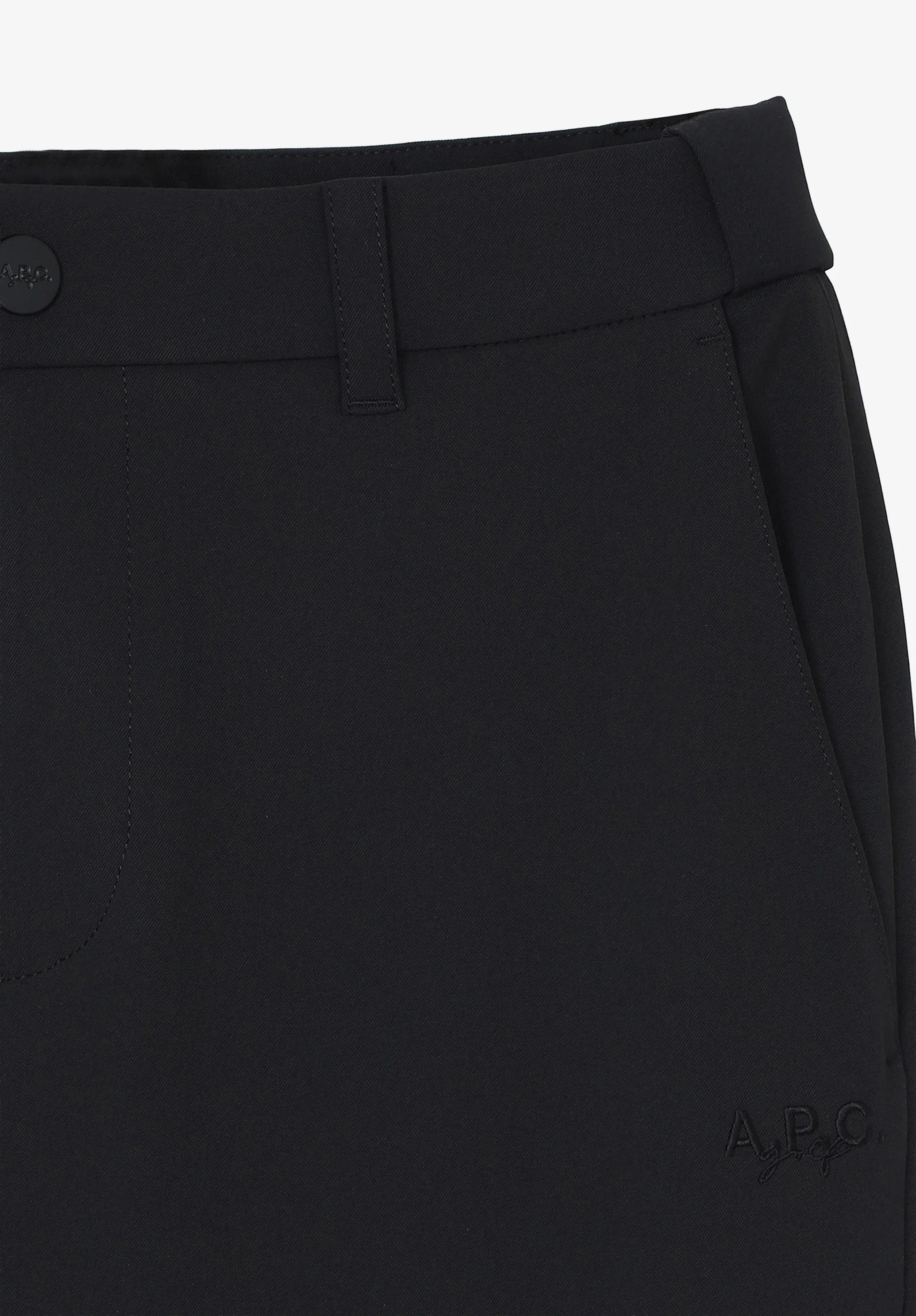 Pantalon droit ajusté - Noir