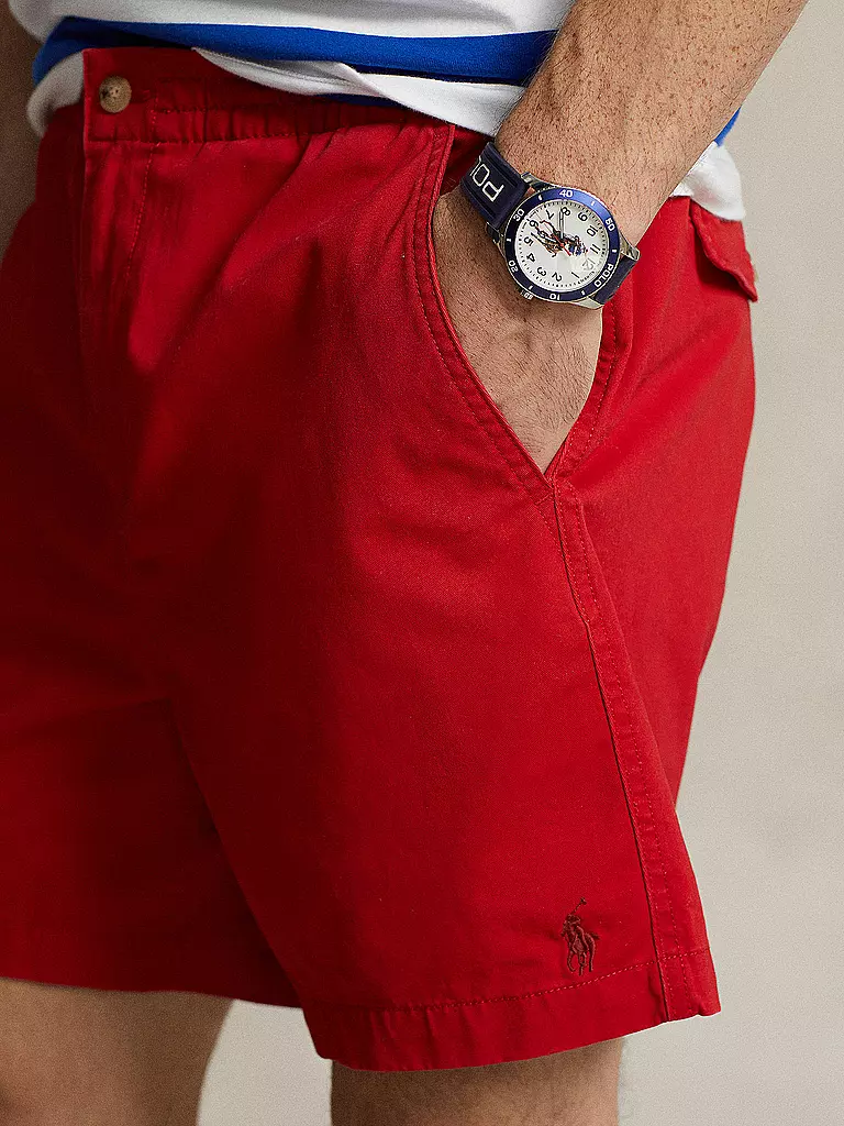 POLO RALPH LAUREN Shorts Classic Fit PREPSTER rot