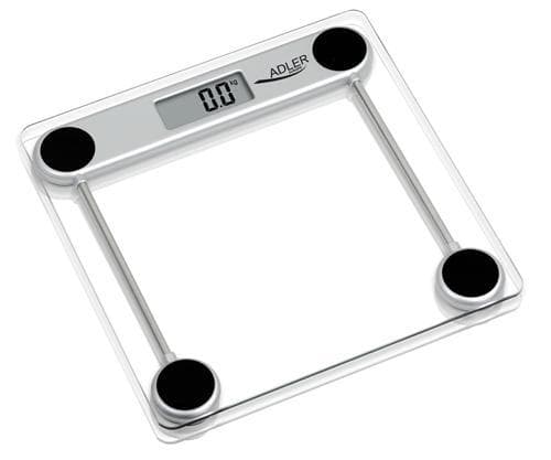 Vægt Adler Maksimal vægt (kapacitet) 150 kg, Nøjagtighed 100 g, 1 bruger (e), Glas
