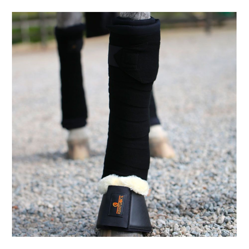 Kentucky WOOL BANDAGES - Bandes de repos x4 black