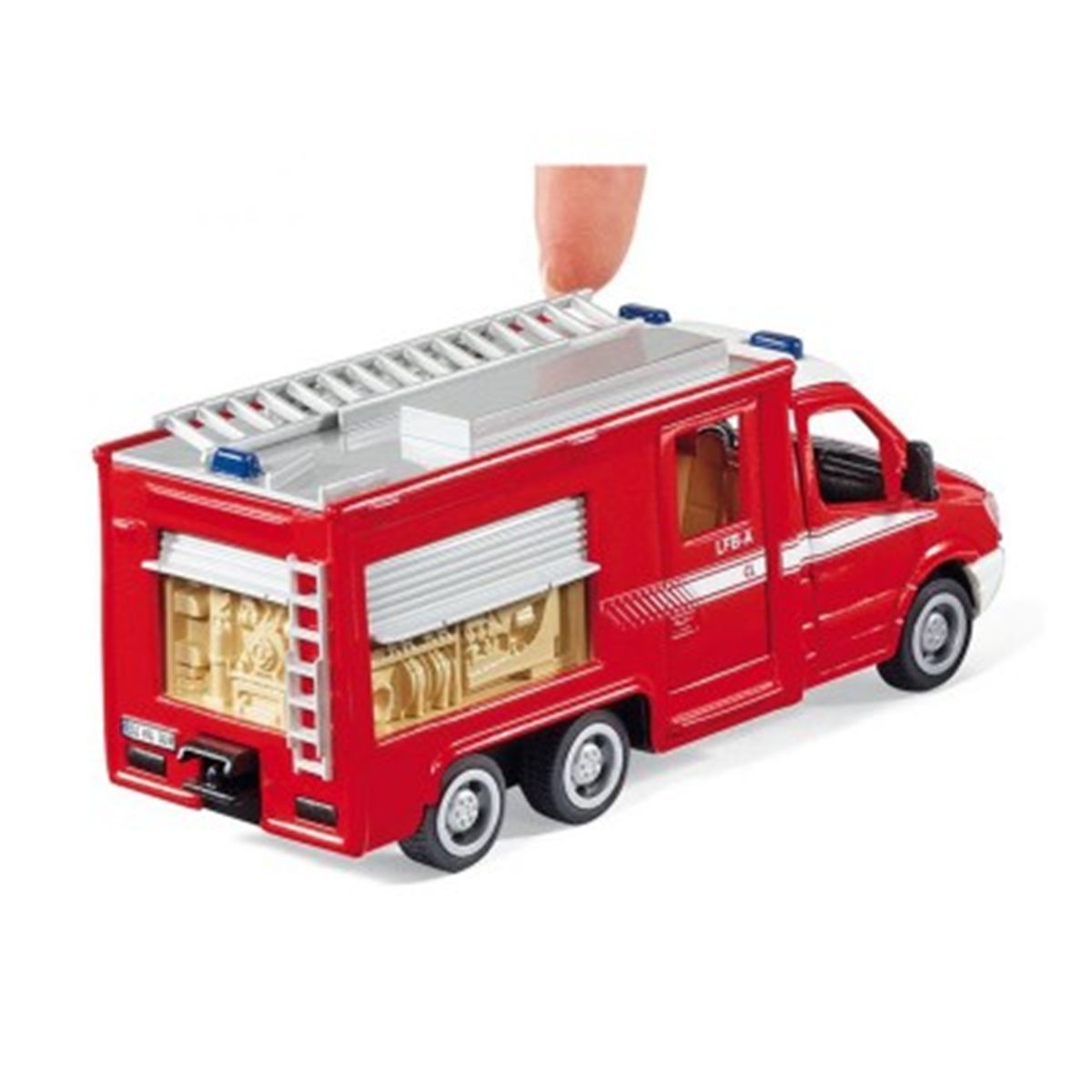 Modèle réduit en métal : Camion de pompiers Mercedes-Benz