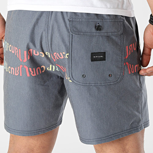 Short Jogging Surf Revival Inverted Volley CBOTF9 Bleu Marine Chiné