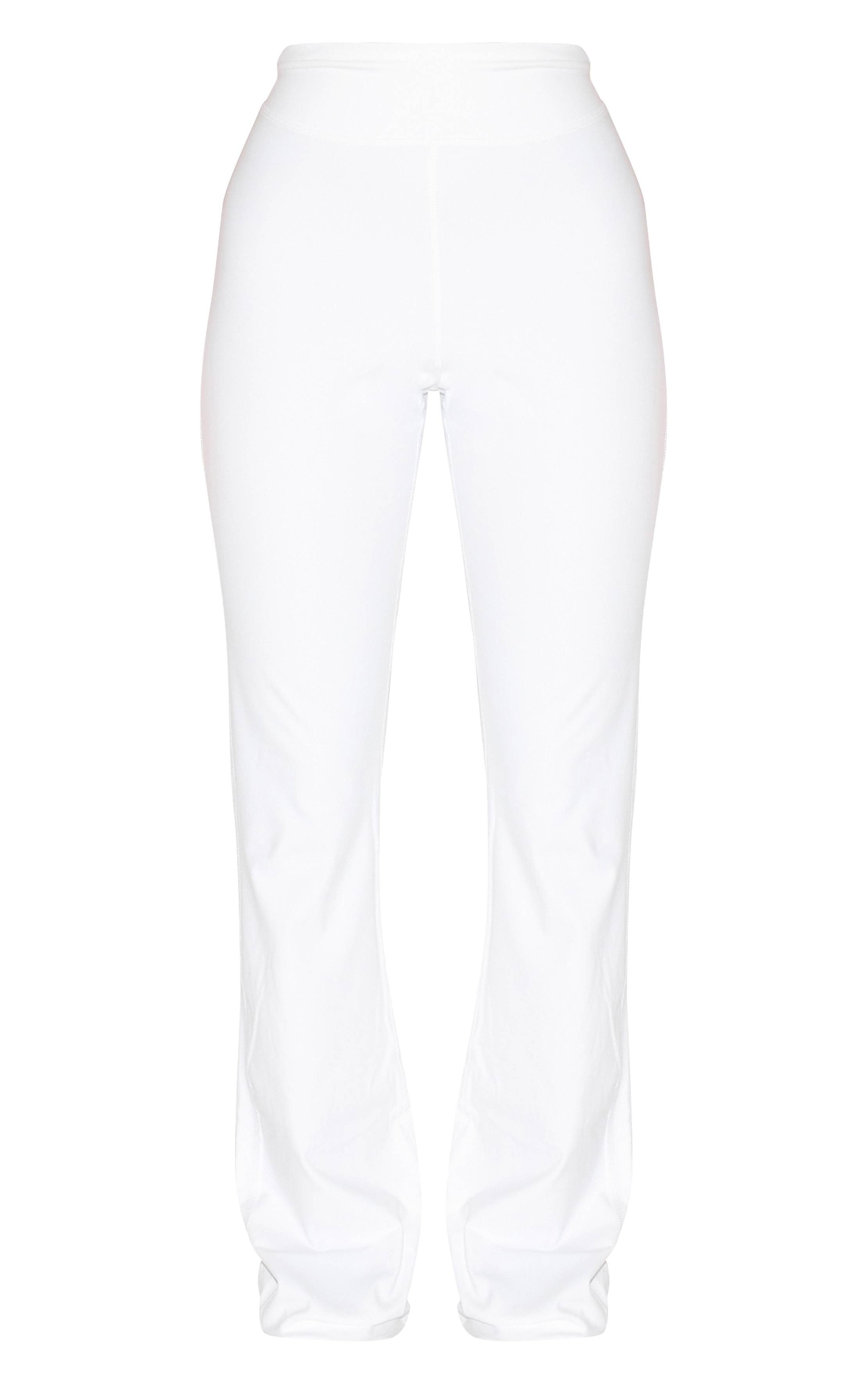 Blanc Pantalon Évasé Contour Sculpt Petite