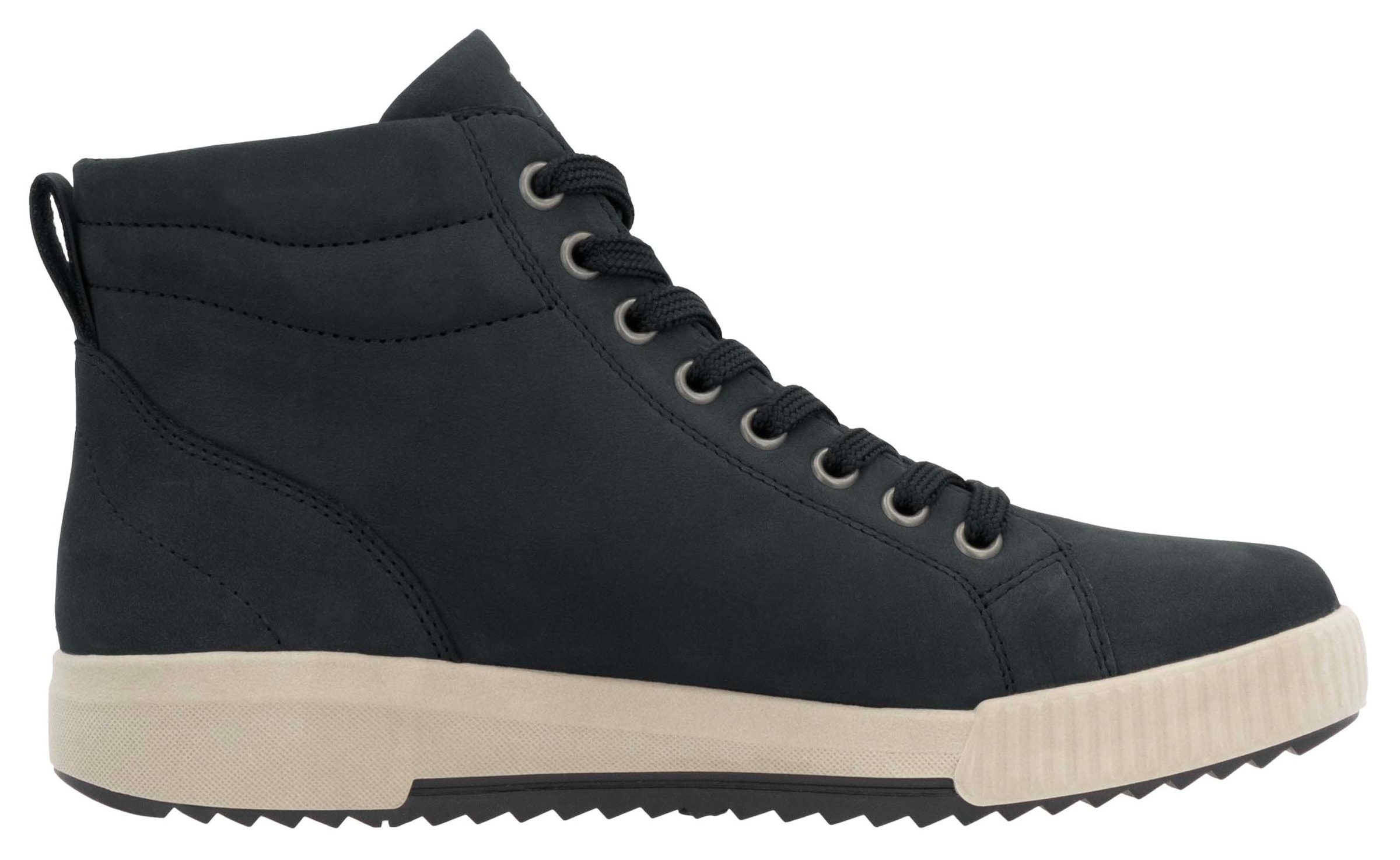 RIEKER Sport Schnürboots  , Stiefelette, High Top Sneaker, Freizeitboots mit Reissverschluss