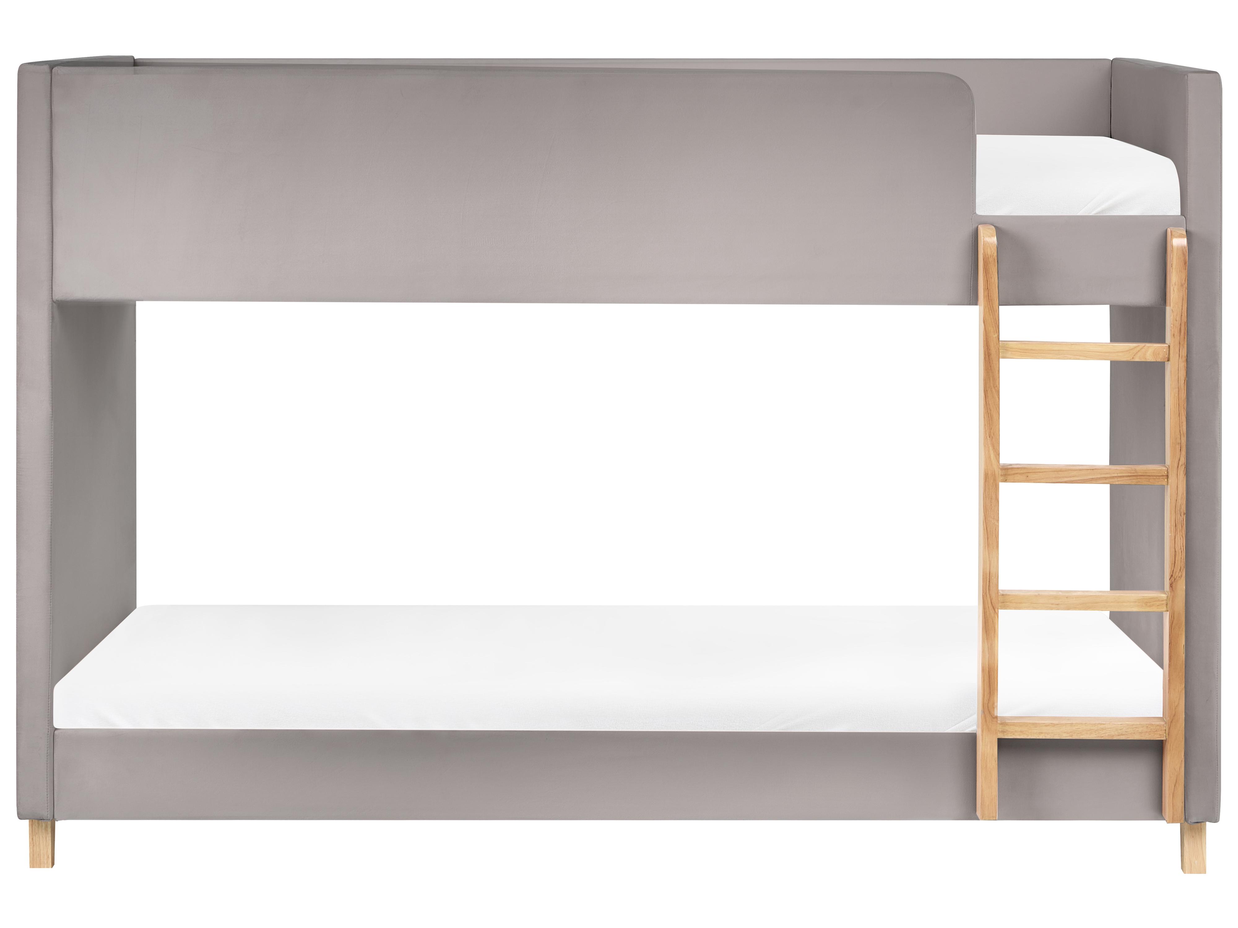 Hoogslaper Fluweel CHOCQUES 90 x 200 cm Lichtgrijs