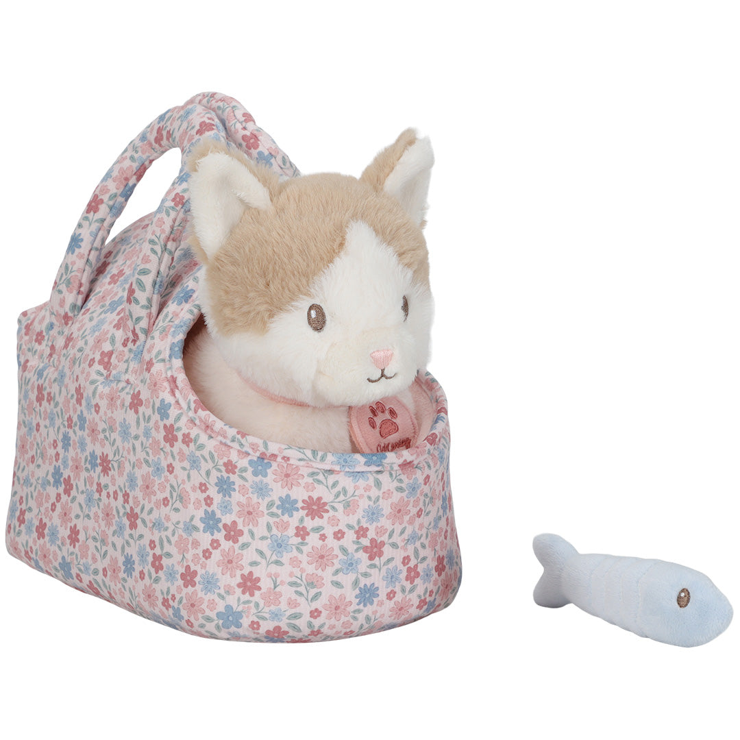 little dutch knuffelkat met draagtas - marley