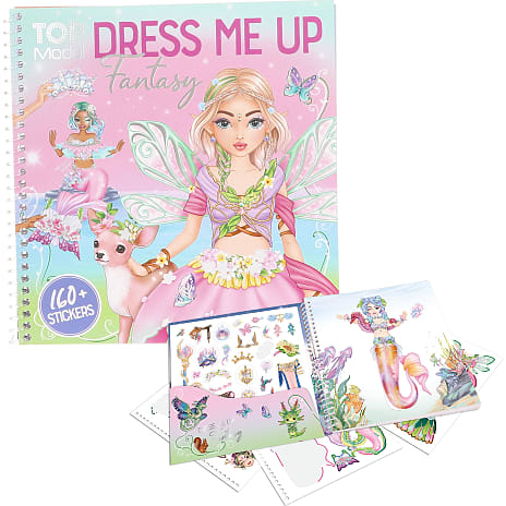 TOPModel Dress me up fantasy stickersbog